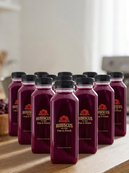 12 Pack- ZOBO: Nigerian Inspired Hibiscus Drink (12oz Bottle) FREE SHIPPING