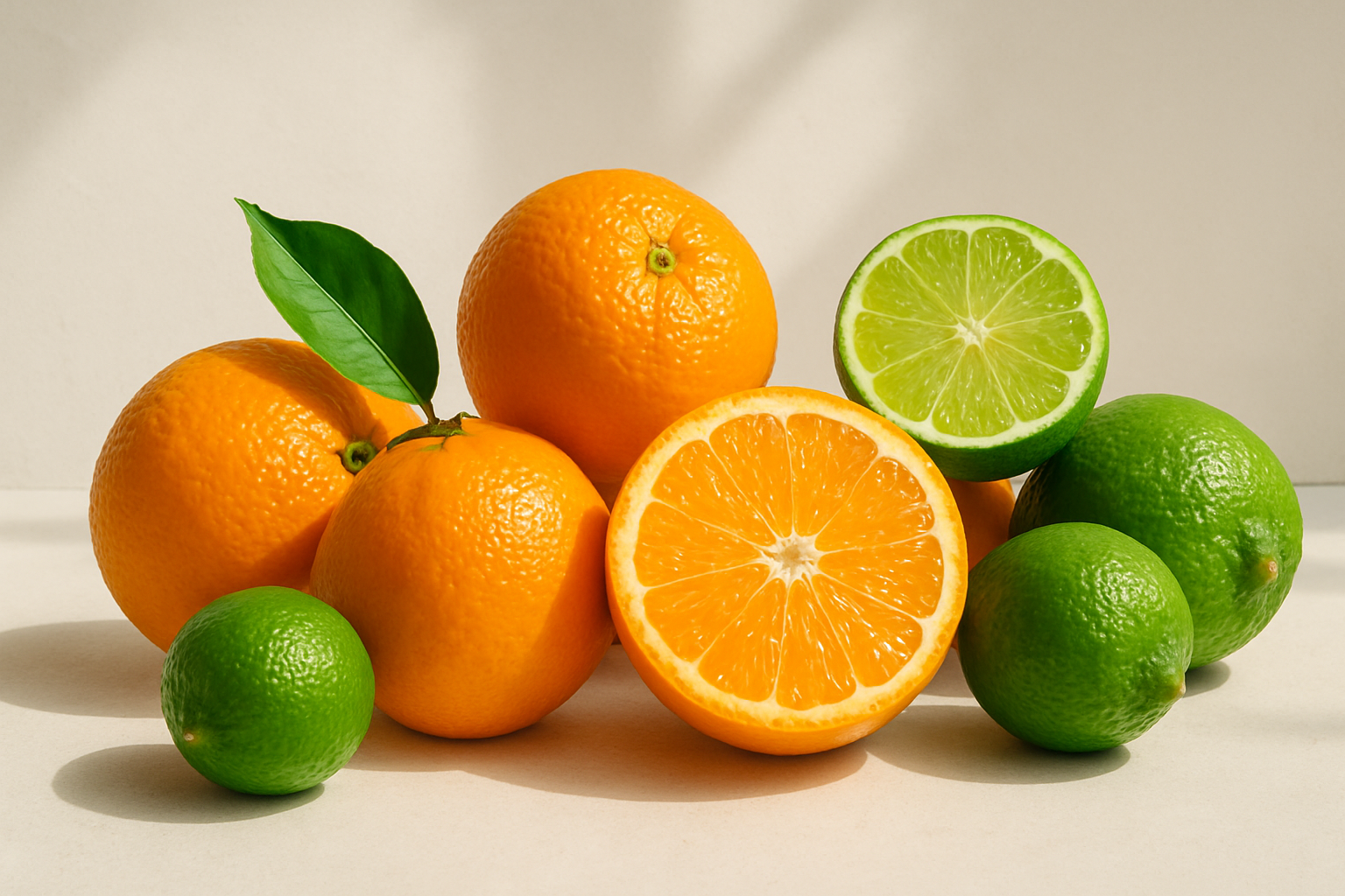 oranges and limes